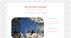 Desktop Screenshot of mystealthwealth.com